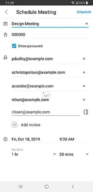 Hướng dẫn cách sử dụng Webex Meeting trên điện thoại
