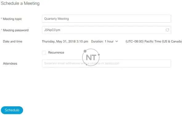Cách tạo và sử dụng phòng họp trực tuyến trên Webex Meeting