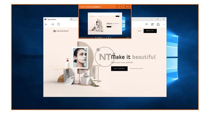 share màn hình trên Webex trên máy tính và điện thoại