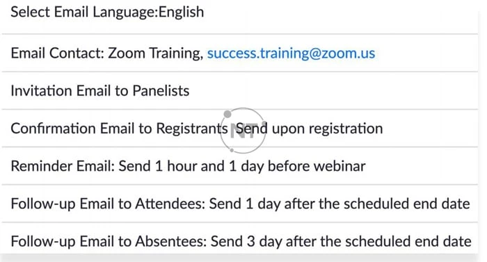 Thiết lập cài đặt Emails