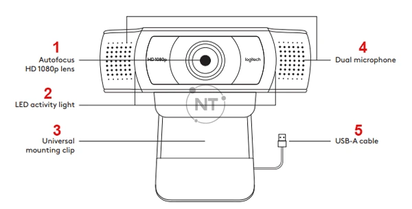 Hướng dẫn lắp đặt Camera họp trực tuyến Logitech C930e 