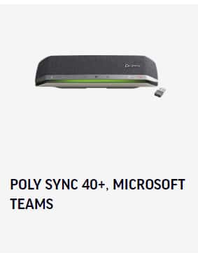 poly sync 40 plus microsoft teams