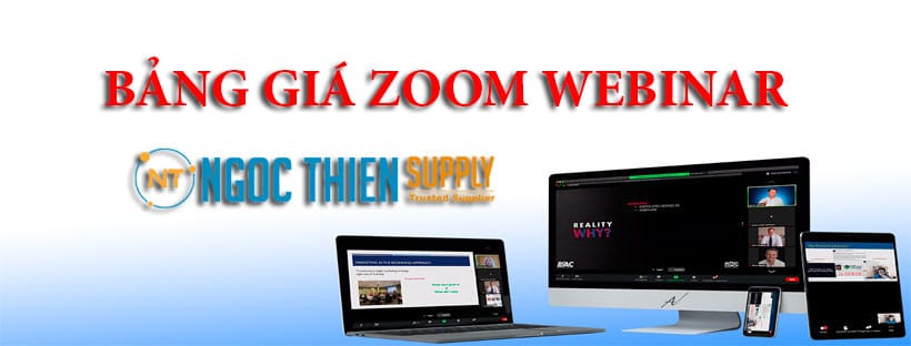 Cập nhật bảng giá Zoom Webinar mới nhất
