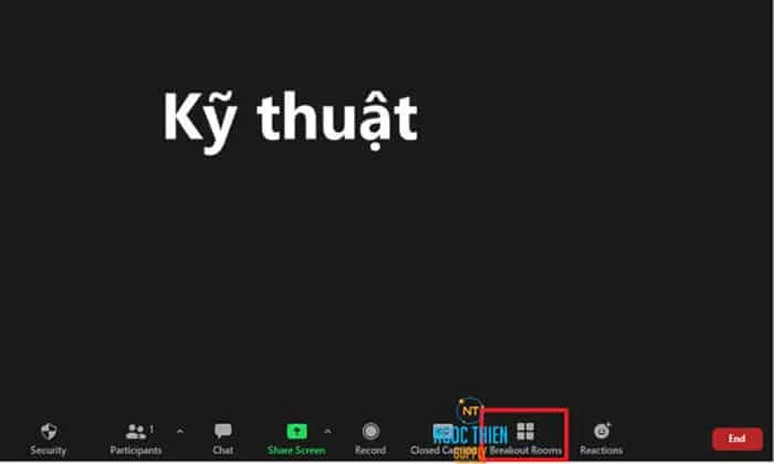 Cách chia nhóm trên Zoom