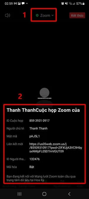 Chọn Bắt đầu một cuộc họp để bắt đầu một buổi học trực tuyến