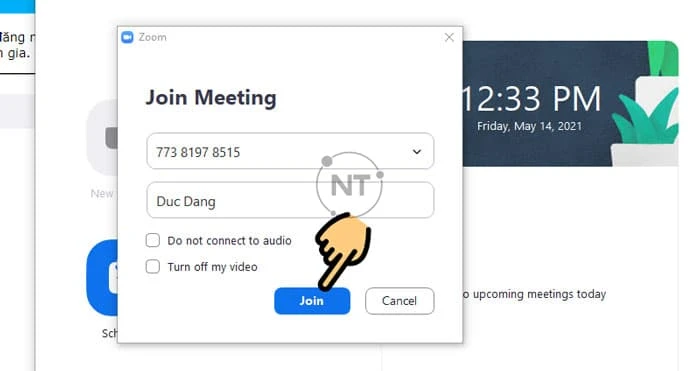 cách tham gia 1 lớp học trực tuyến trên Zoom