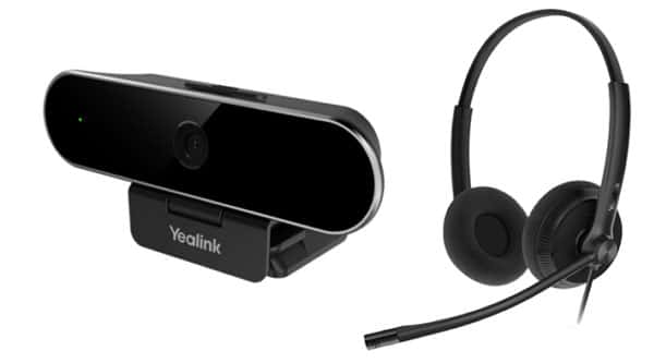 Combo Webcam Yealink UVC20 + tai nghe Yealink UH34 dual