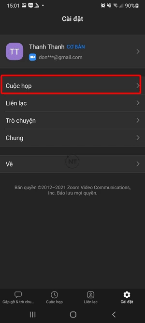 Hướng dẫn cách bật và tắt camera trên Zoom trên điện thoại