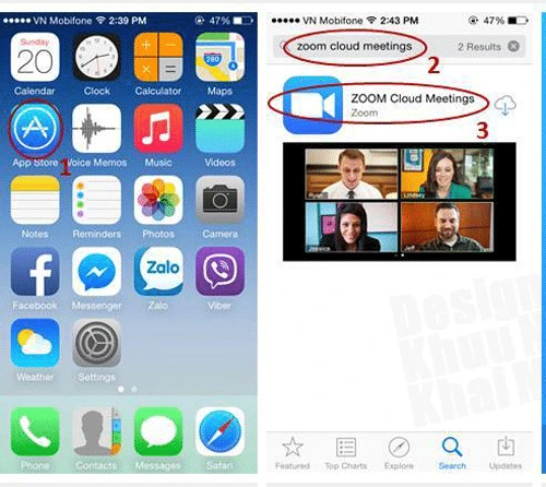 Ứng dụng Zoom trên App Store