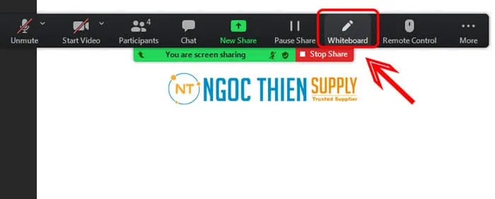 Cách dụng bút vẽ trên Zoom