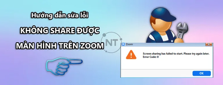 Cách sửa lỗi không Share được màn hình trên Zoom