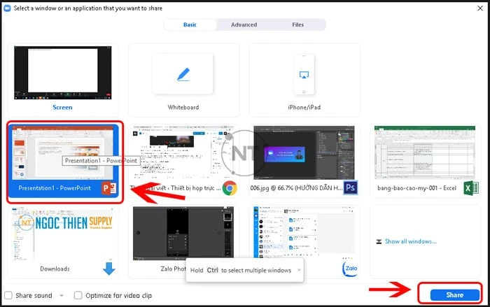 Cách chia sẻ bài giảng PowerPoint trên Zoom