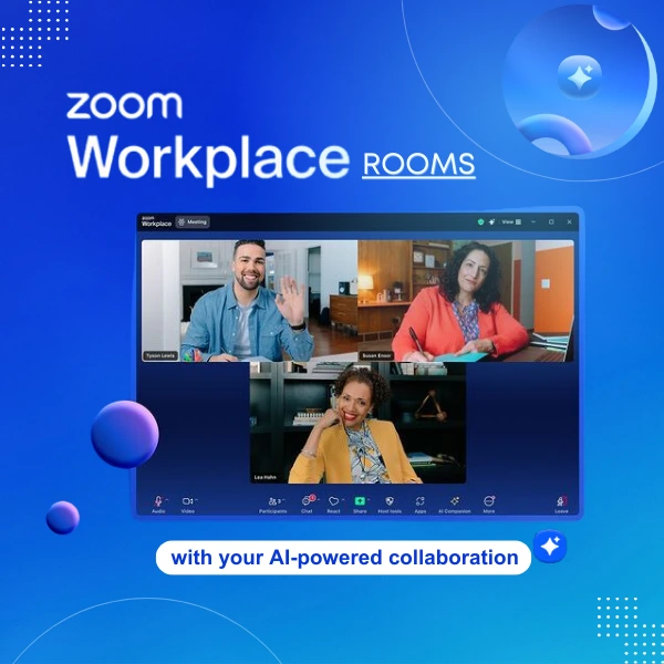 Phần mềm họp trực tuyến Zoom Rooms đổi thành zoom workplace rooms