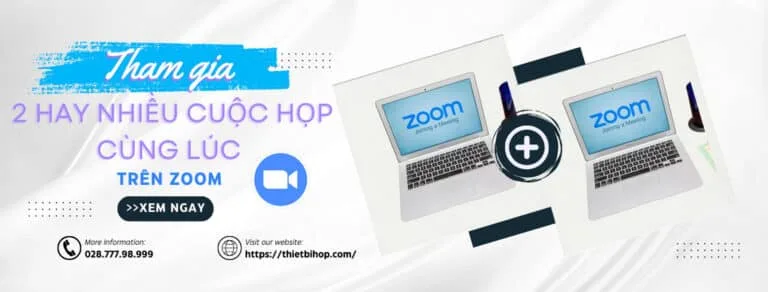 cách tham gia 2 cuộc họp trên zoom cùng lúc
