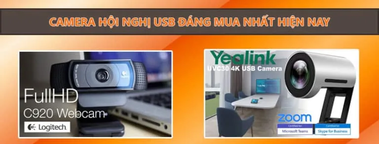 Top Camera hội nghị USB đáng mua nhất hiện nay