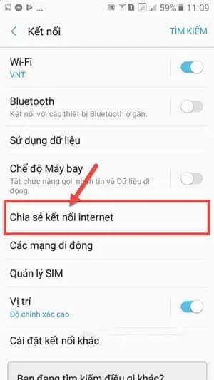 Cách phát wifi từ điện thoại