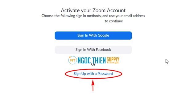 đăng ký được tài khoản Zoom