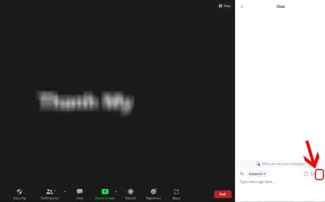 Cách không cho học sinh chat trên Zoom