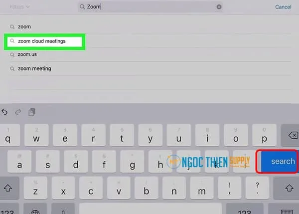Cách tải ứng dụng Zoom trên iPad