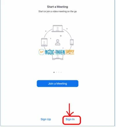 Cách tạo tài khoản Zoom trên iPad