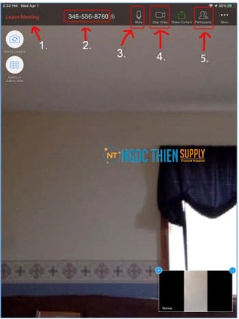 Cách tạo phòng họp Zoom trên iPad