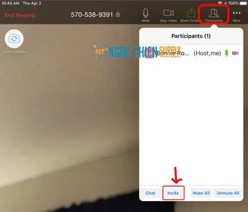 Cách tạo phòng họp Zoom trên iPad
