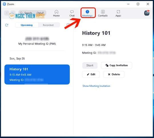 Cách gửi (share) link Zoom cho người khác