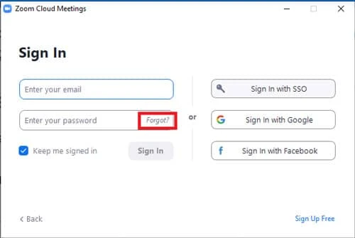 Cách sửa lỗi Zoom báo sai mật khẩu phòng họp 