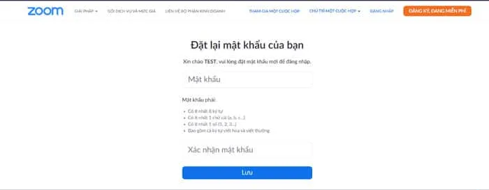 Chọn “Bấm vào đây để thay đổi mật khẩu của bạn"