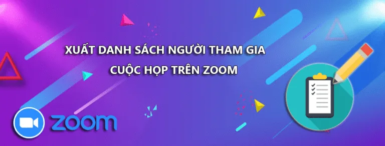 Cách xuất danh sách người tham gia cuộc họp trên Zoom