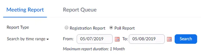Registration Report: xuất danh sách những người tham gia cuộc họp