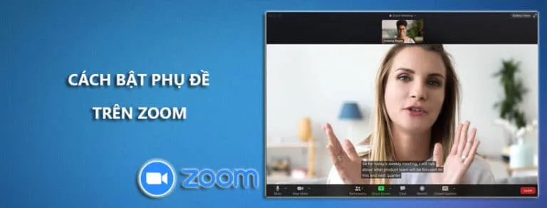Cách bật phụ đề trên Zoom