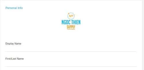 Nhập tên hiển thị ưa thích vào trường thích hợp.