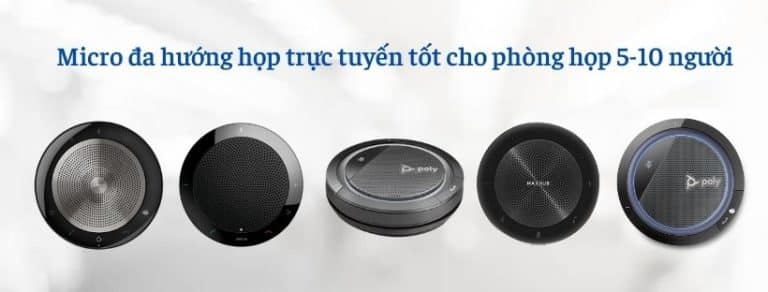 Micro đa hướng họp trực tuyến tốt cho phòng 5-10 người