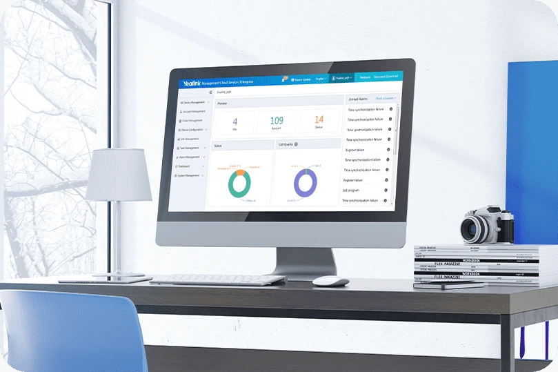 Quản lí bộ thiết bị YEALINK MVC từ xa