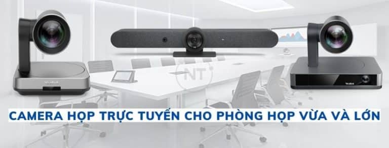 Camera họp trực tuyến cho phòng họp vừa và lớn