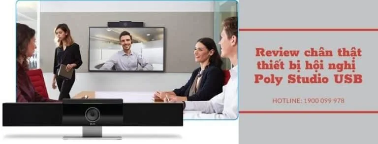 Review thiết bị hội nghị Poly Studio USB