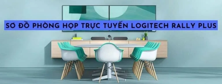 Sơ đồ phòng họp trực tuyến Logitech Rally Plus