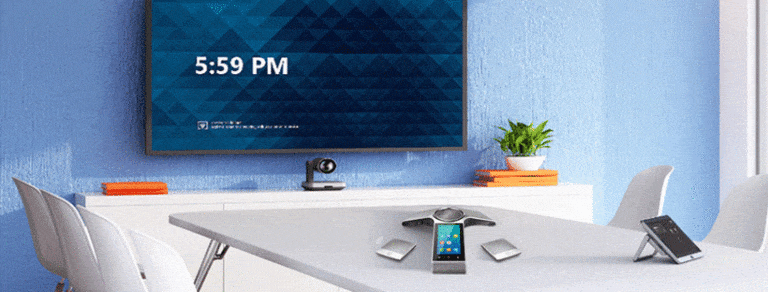 Sơ đồ phòng họp trực tuyến Yealink Hub UVC84-CP960