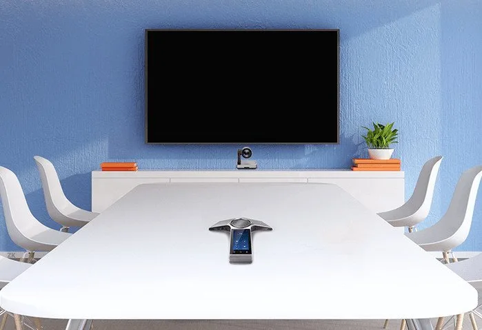 Sơ đồ phòng họp trực tuyến Yealink Hub UVC84-CP960