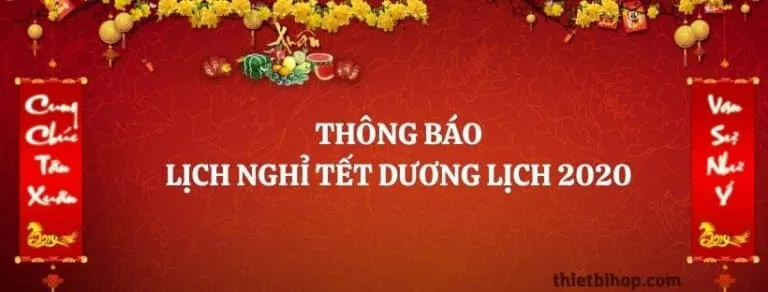 Thông báo nghỉ Tết Dương lịch 2022