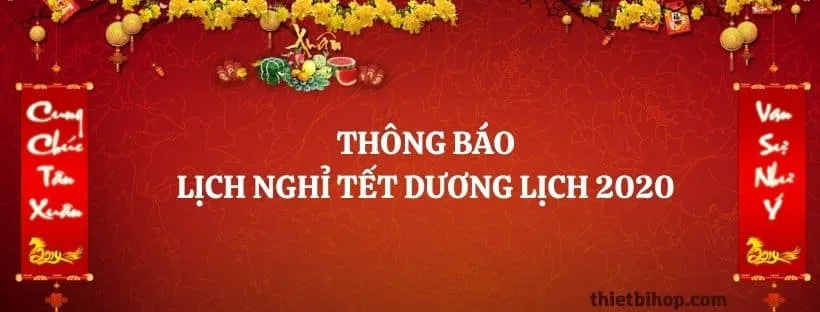 Thông báo nghỉ Tết Dương lịch 2022