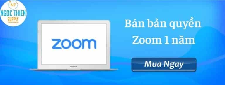 Bán bản quyền Zoom 1 năm