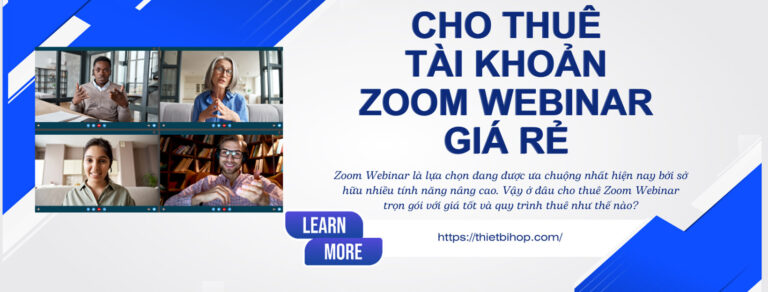cho thuê zoom webinar giá rẻ