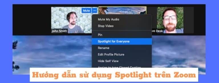 Hướng dẫn cách sử dụng Spotlight trên Zoom