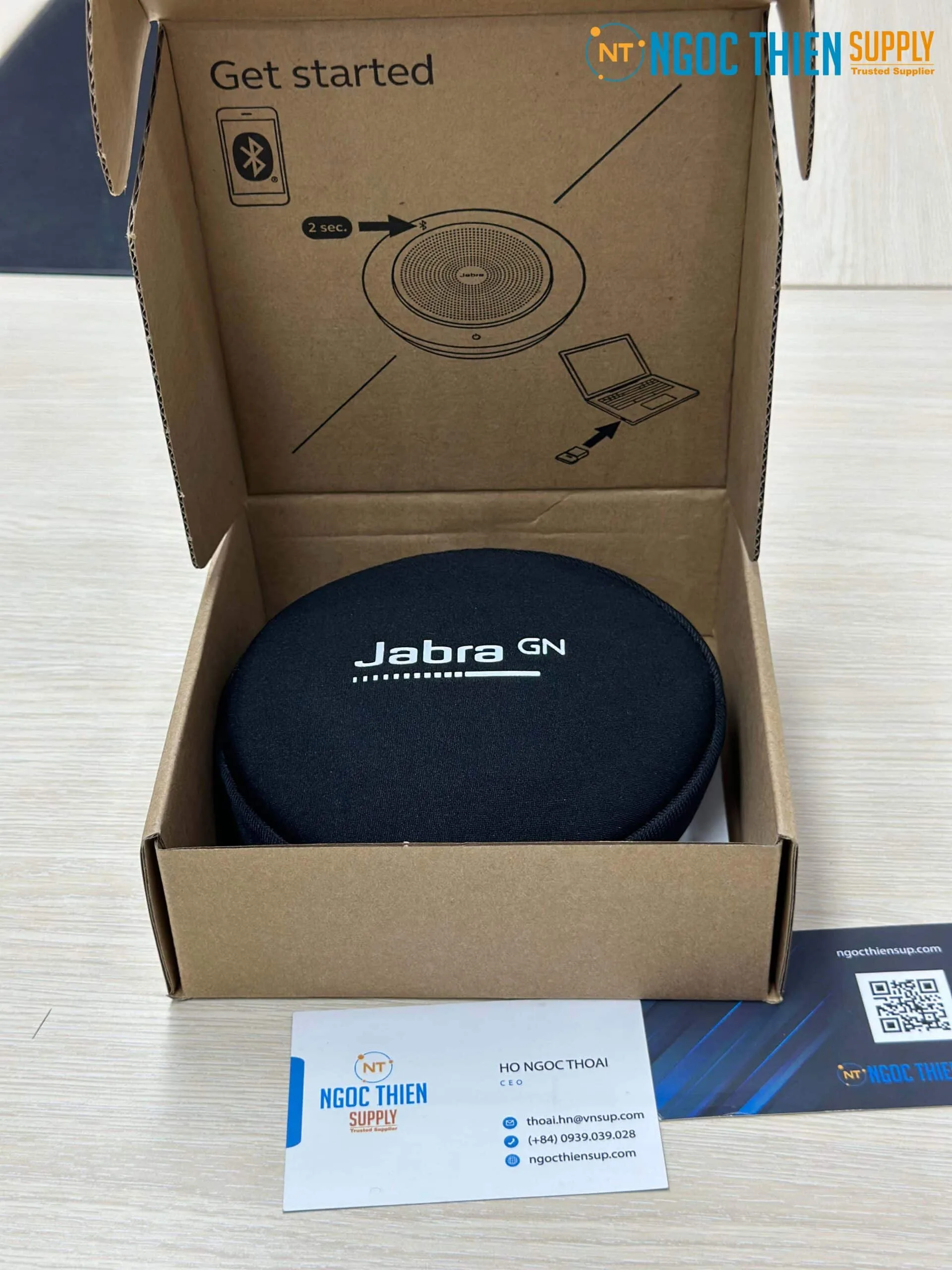loa hội nghị jabra speak 750 ms thiết kế nhỏ gọn