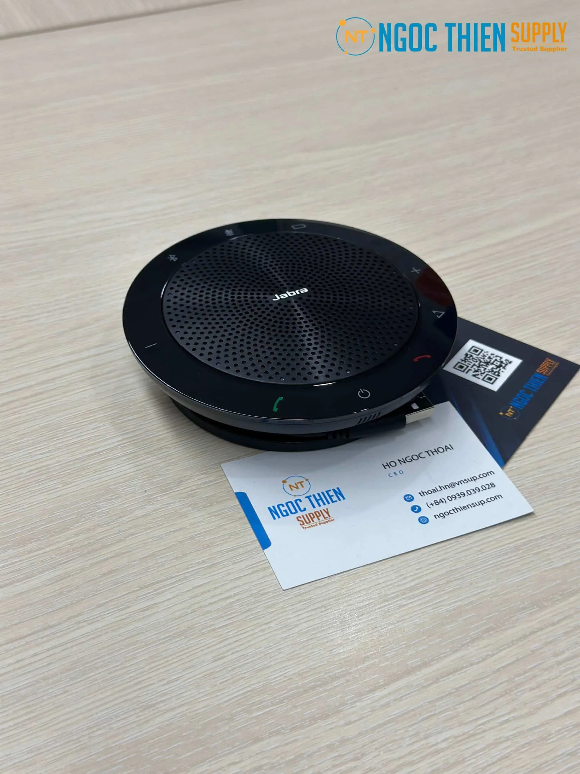 loa hội nghị không dây jabra speak 510 ms có âm thanh chất lượng