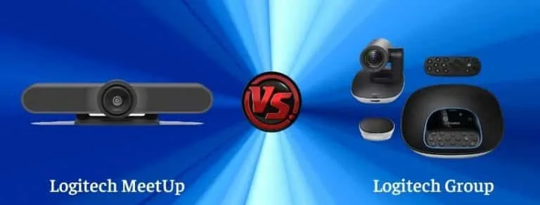 so sánh Logitech Meetup với Group