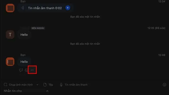 Cách chỉnh sửa, xóa tin nhắn trên Zoom trên máy tính