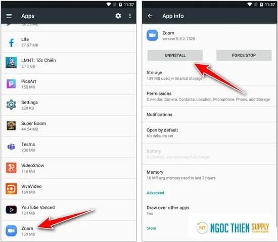 Cách 7: Xóa và cài đặt lại Zoom